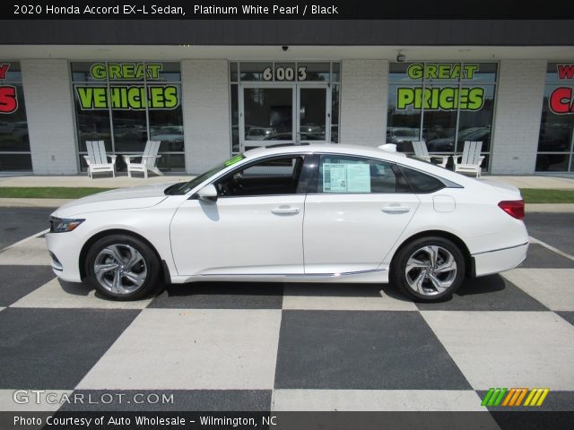 2020 Honda Accord EX-L Sedan in Platinum White Pearl