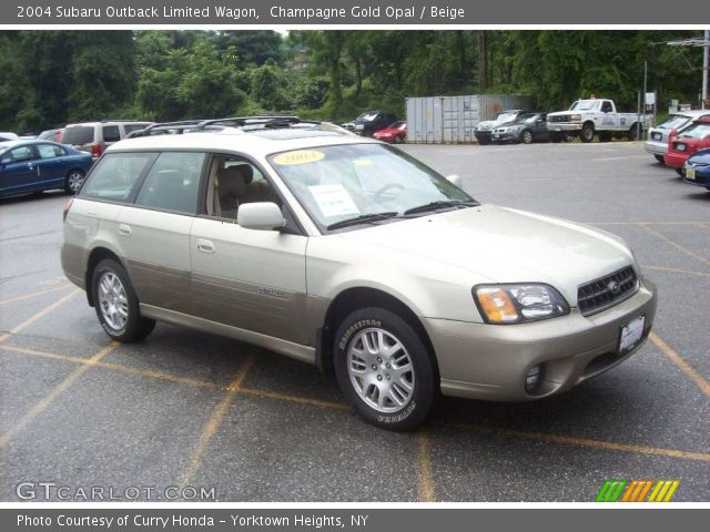 2004 Subaru Outback Limited Wagon in Champagne Gold Opal