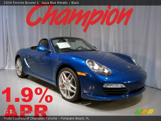 2009 Porsche Boxster S in Aqua Blue Metallic