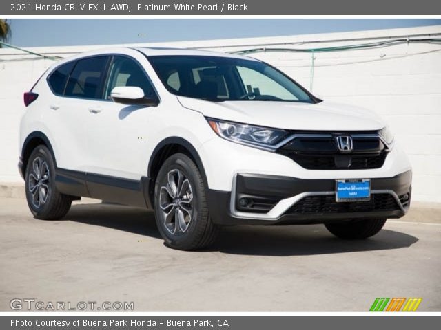 2021 Honda CR-V EX-L AWD in Platinum White Pearl