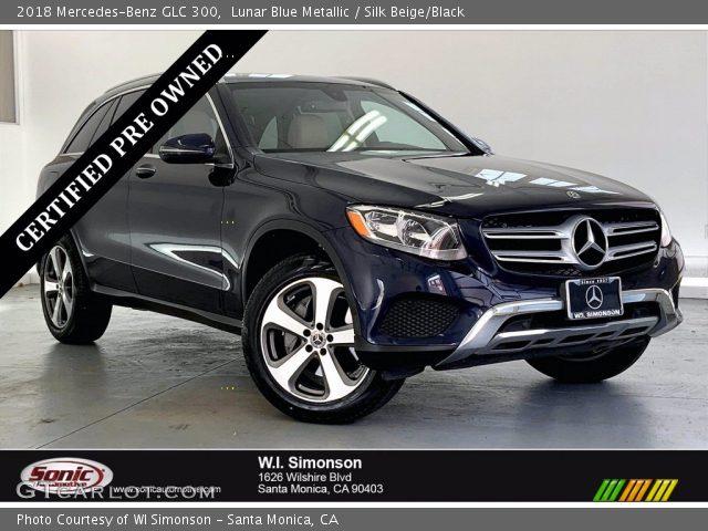 2018 Mercedes-Benz GLC 300 in Lunar Blue Metallic