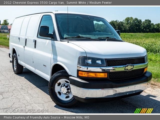 2012 Chevrolet Express 3500 Cargo Van in Summit White