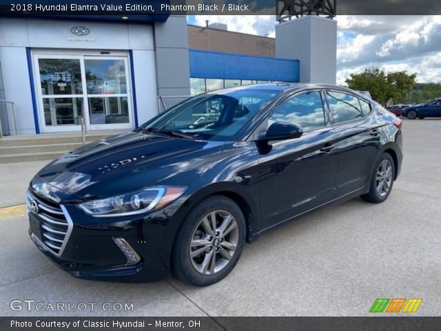 2018 Hyundai Elantra Value Edition in Phantom Black