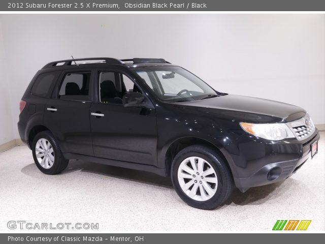 2012 Subaru Forester 2.5 X Premium in Obsidian Black Pearl