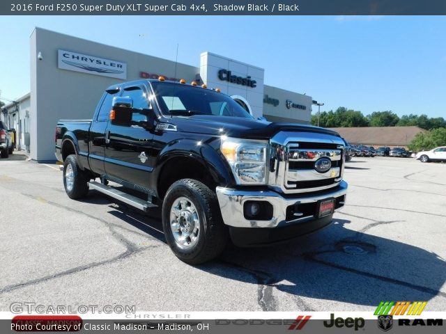 2016 Ford F250 Super Duty XLT Super Cab 4x4 in Shadow Black