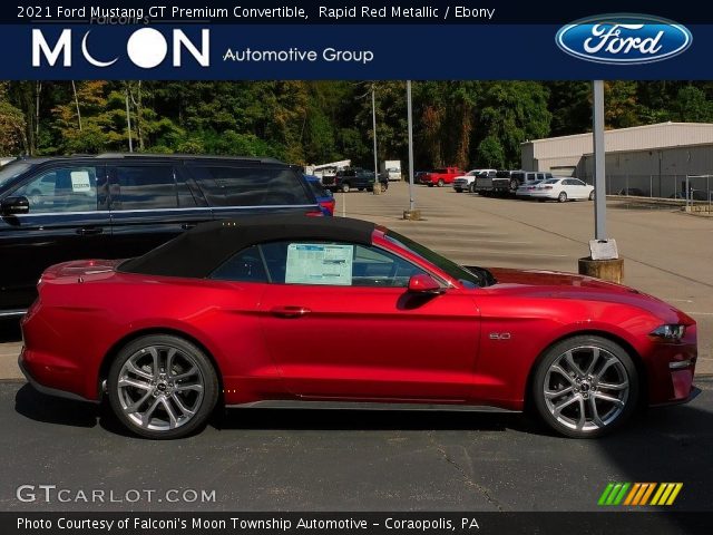 2021 Ford Mustang GT Premium Convertible in Rapid Red Metallic