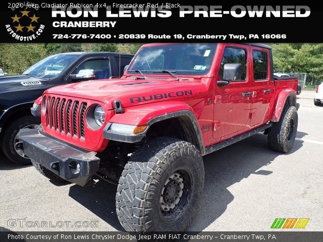 2020 Jeep Gladiator Rubicon 4x4 in Firecracker Red