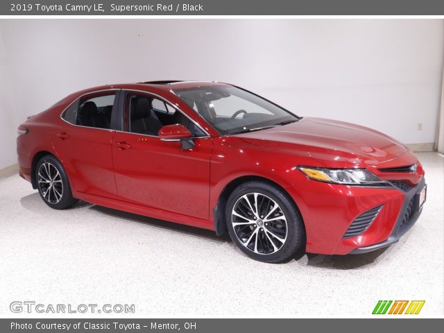 2019 Toyota Camry LE in Supersonic Red