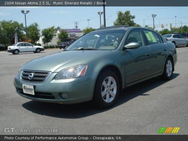 2004 Nissan Altima 2.5 SL in Mystic Emerald Metallic