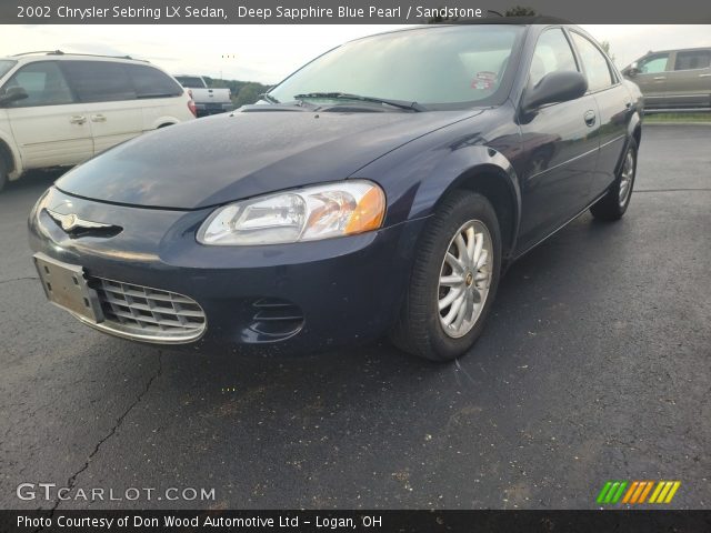 2002 Chrysler Sebring LX Sedan in Deep Sapphire Blue Pearl