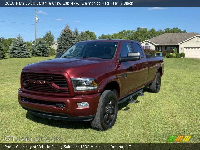 2018 Ram 3500 Laramie Crew Cab 4x4 in Delmonico Red Pearl