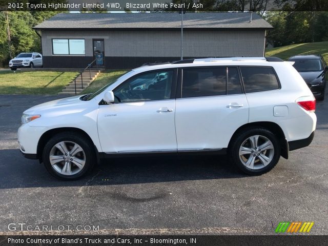 2012 Toyota Highlander Limited 4WD in Blizzard White Pearl