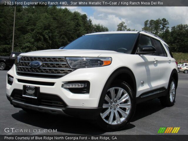 2021 Ford Explorer King Ranch 4WD in Star White Metallic Tri-Coat