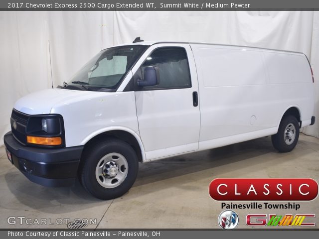 2017 Chevrolet Express 2500 Cargo Extended WT in Summit White