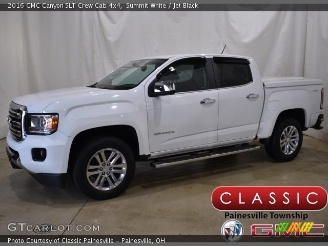 2016 GMC Canyon SLT Crew Cab 4x4 in Summit White