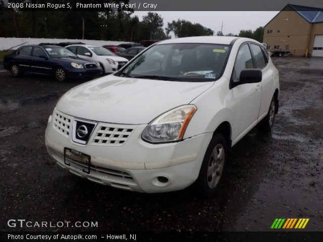 2008 Nissan Rogue S in Phantom White Pearl