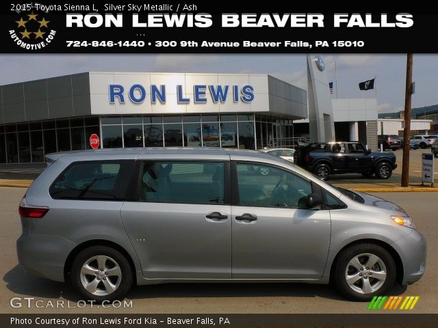 2015 Toyota Sienna L in Silver Sky Metallic
