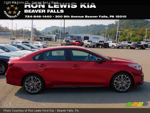 2021 Kia Forte GT in Currant Red