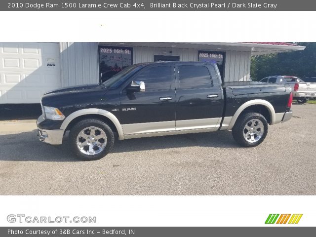 2010 Dodge Ram 1500 Laramie Crew Cab 4x4 in Brilliant Black Crystal Pearl