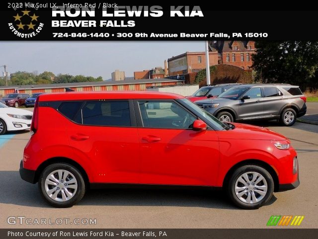 2022 Kia Soul LX in Inferno Red