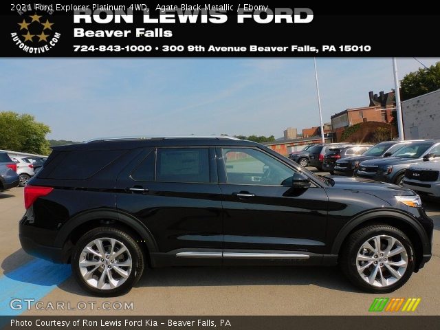 2021 Ford Explorer Platinum 4WD in Agate Black Metallic