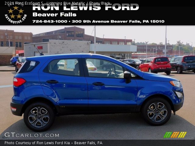 2021 Ford EcoSport S in Lightning Blue Metallic