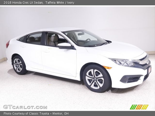 2018 Honda Civic LX Sedan in Taffeta White