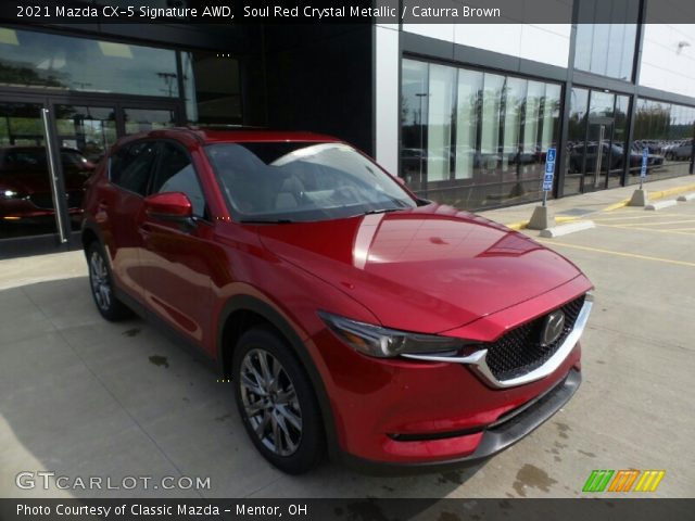 2021 Mazda CX-5 Signature AWD in Soul Red Crystal Metallic