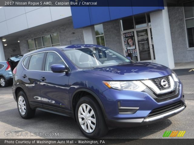 2017 Nissan Rogue S AWD in Caspian Blue