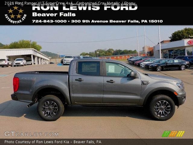 2021 Ford Ranger XLT SuperCrew 4x4 in Carbonized Gray Metallic