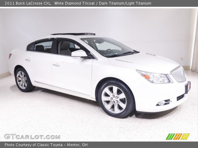 2011 Buick LaCrosse CXL in White Diamond Tricoat