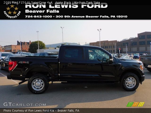 2021 Ford F150 XL SuperCrew 4x4 in Agate Black