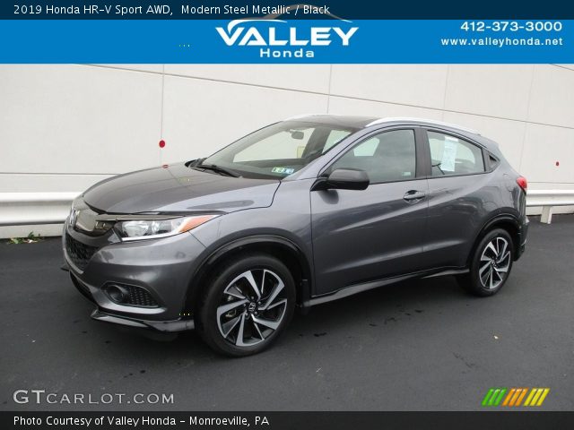 2019 Honda HR-V Sport AWD in Modern Steel Metallic