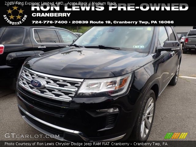 2019 Ford Explorer Limited 4WD in Agate Black