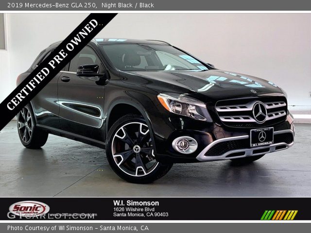2019 Mercedes-Benz GLA 250 in Night Black
