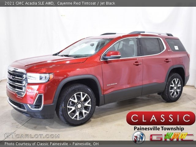 2021 GMC Acadia SLE AWD in Cayenne Red Tintcoat