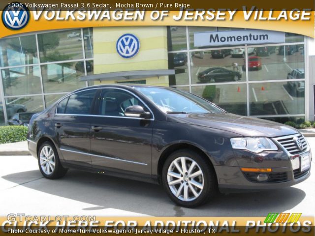 2006 Volkswagen Passat 3.6 Sedan in Mocha Brown
