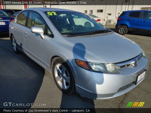 2007 Honda Civic EX Sedan in Alabaster Silver Metallic
