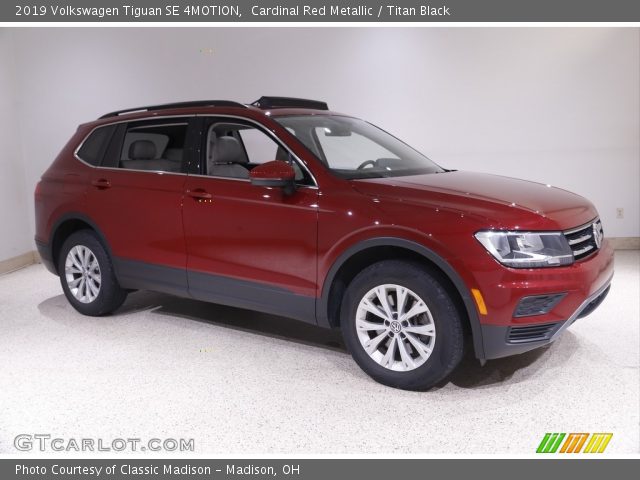 2019 Volkswagen Tiguan SE 4MOTION in Cardinal Red Metallic