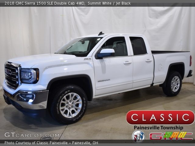 2018 GMC Sierra 1500 SLE Double Cab 4WD in Summit White