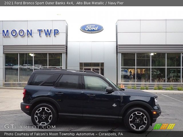 2021 Ford Bronco Sport Outer Banks 4x4 in Alto Blue Metallic