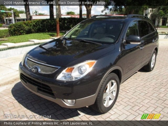 2008 Hyundai Veracruz GLS AWD in Black Diamond Metallic