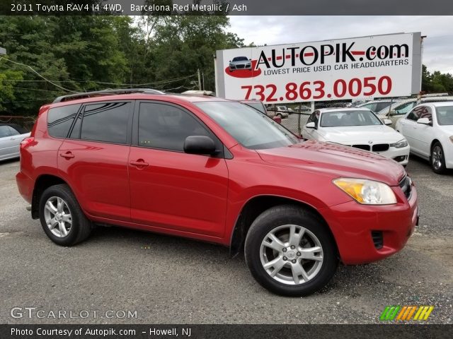 2011 Toyota RAV4 I4 4WD in Barcelona Red Metallic