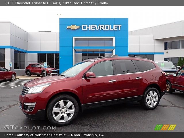 2017 Chevrolet Traverse LT AWD in Siren Red Tintcoat