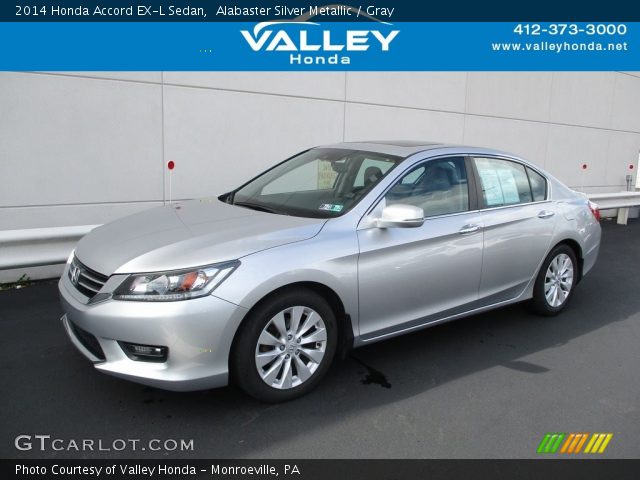 2014 Honda Accord EX-L Sedan in Alabaster Silver Metallic