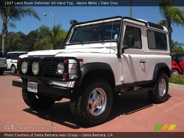1997 Land Rover Defender 90 Hard Top in Alpine White