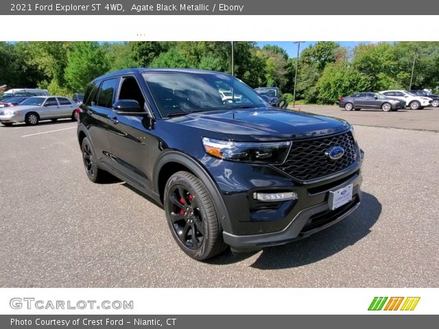 2021 Ford Explorer ST 4WD in Agate Black Metallic