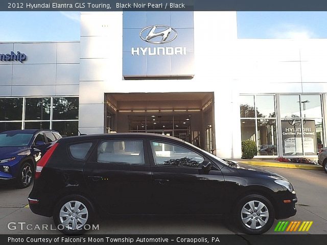 2012 Hyundai Elantra GLS Touring in Black Noir Pearl