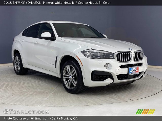 2018 BMW X6 xDrive50i in Mineral White Metallic