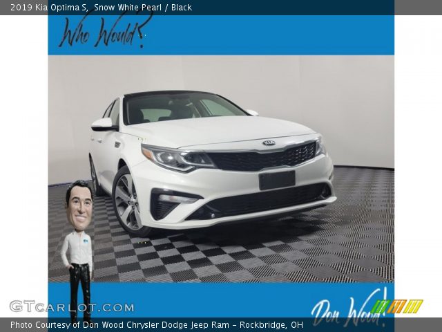 2019 Kia Optima S in Snow White Pearl